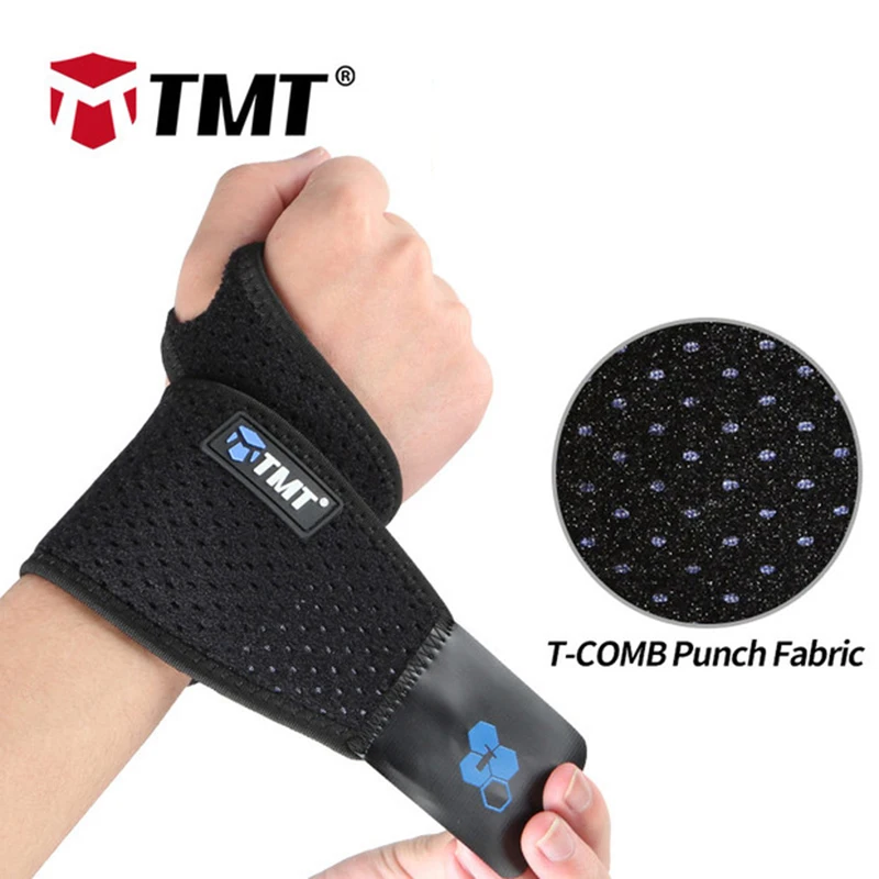 

TMT Wrist Band Support for Adjustable Wrist Bandage Brace for Gym Sports Wristband Compression Wraps with Tendonitis Pain Relief