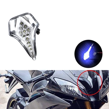 

Motorcycle Front Center Marker LED Pilot Light Headlight Fog Lamp for YAMAHA YZF R6 08-12
