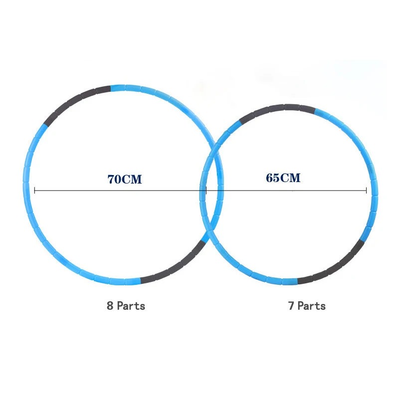 60 70 см потеря веса круг брюшной массажный обруч Бодибилдинг съемное кольцо для гимнастики домашнее оборудование для упражнений спортивный обруч