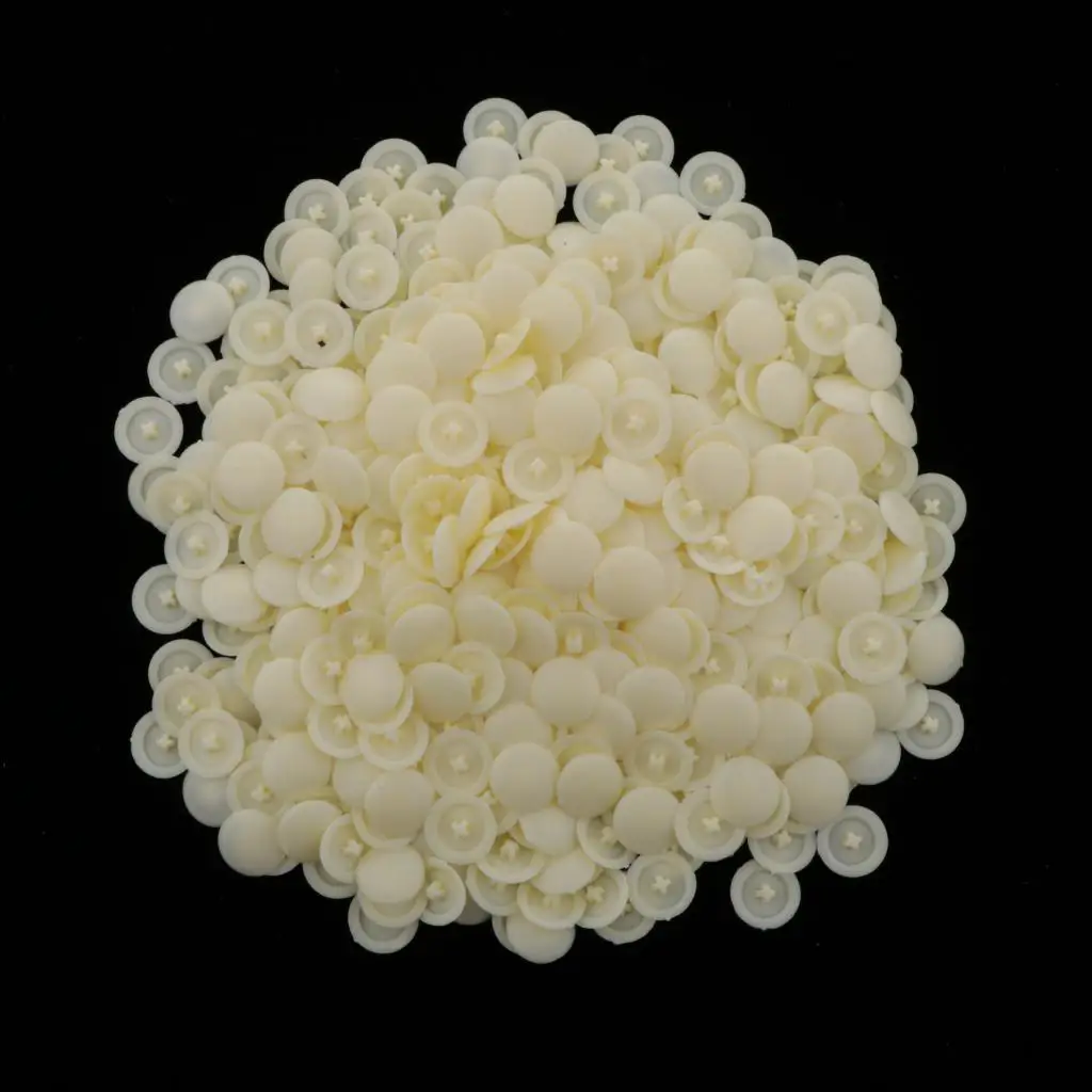 500pcs Practical Self-tapping Screws Decorative Cover Plastic Nuts Bolts Covers Exterior Protective Caps Furniture Hardware