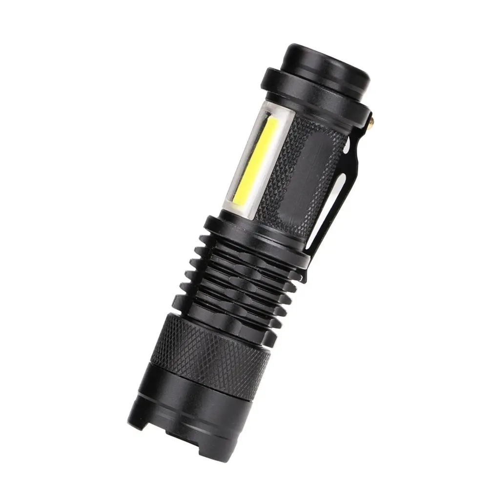 Waterproof Handheld Flashlights COB LED Flashlight Super Bright Torch Pocket Work Light for Emergency Camping