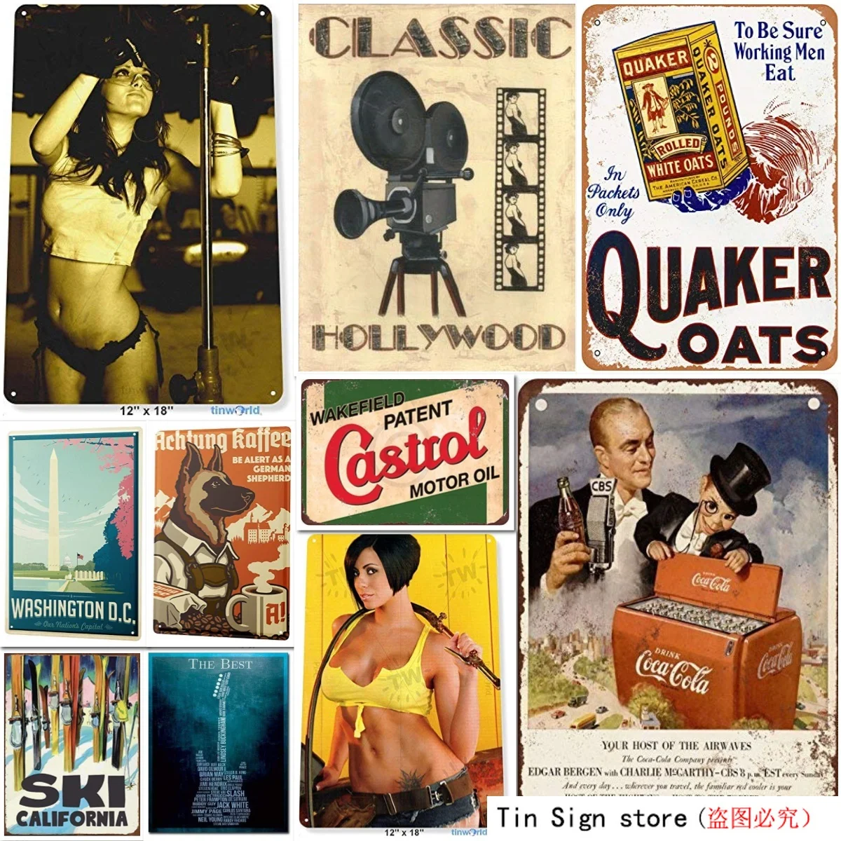 Оловянная металлическая табличка сочный в ковбойском стиле кинозвезды