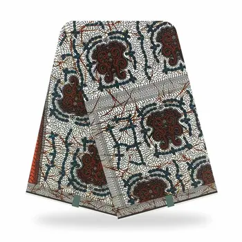 

High Quality African prints fabric 2020 Ankara wax real wax Nigerian wax 6 yards/pcs 100% cotton