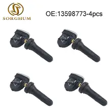 4 шт. датчик давления в шинах(TPMS) 433 МГц для Buick Cadillac Chevrolet GMC 13598773 13598775