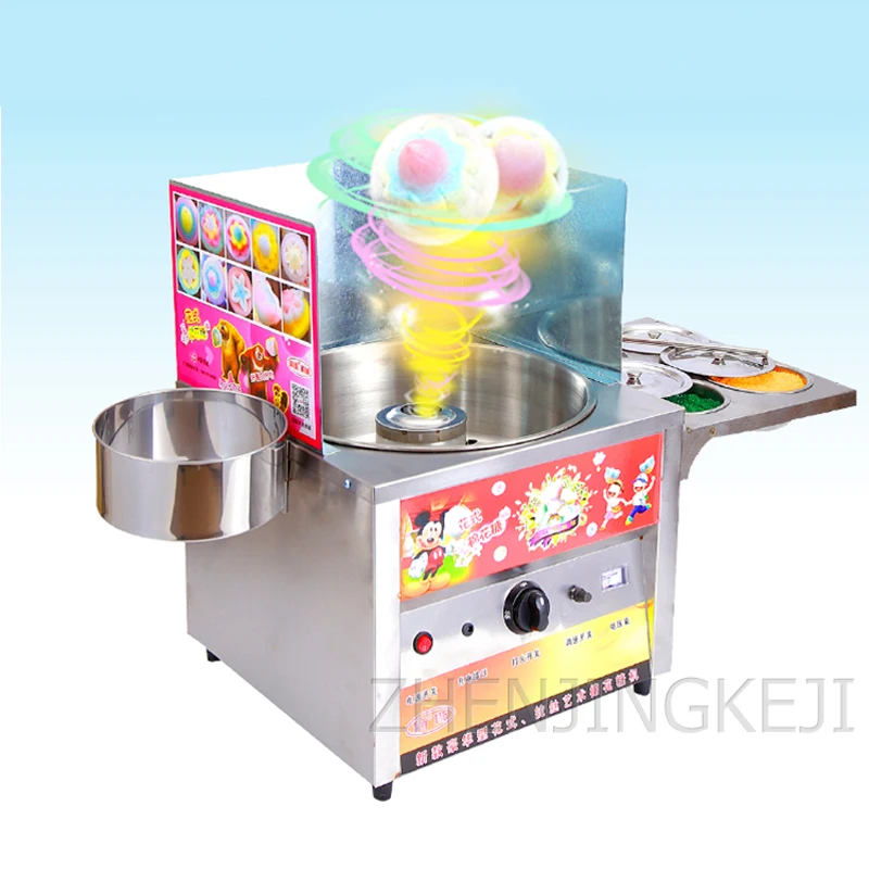 

LP-H1 Cotton Candy Machine Commercial Gas Electric Fancy Brushed Multicolored Glow Marshmallow Machine Food Processor Machinery