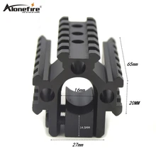 Alonefire M044 страйкбольный винтовочный пистолет 21 мм тактический ствол Пикатинни Вивер прицел рельсовый прицел крепление светильник аксессуары