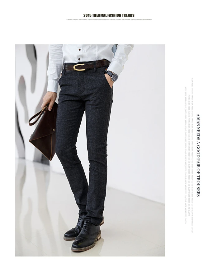 New Spring and Autumn New Classic Style Men Casual Pants Business ...