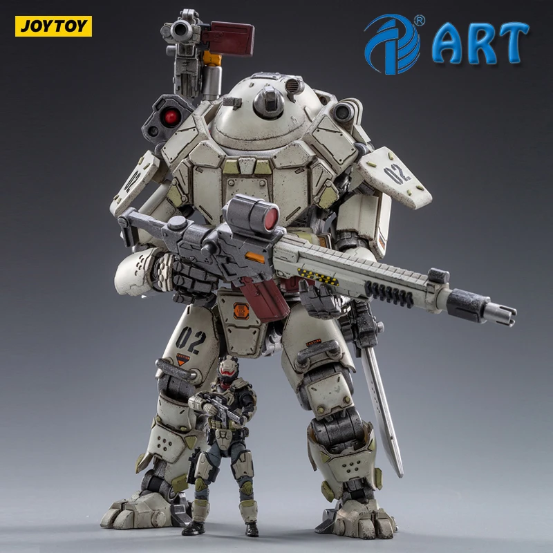 JOYTOY 1/25 Железный эвакуатор 02-тактический робот из стали костяной Firepower