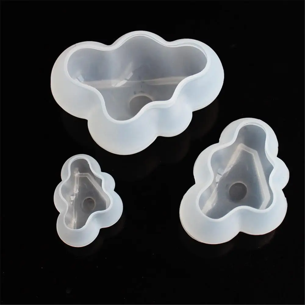 3D Cloud Shape Silicone Chocolate Mold Mousse Fondant Ice Cube Mould Pudding Candy Soap Candle Molds Baking Cake Decoration Tool |