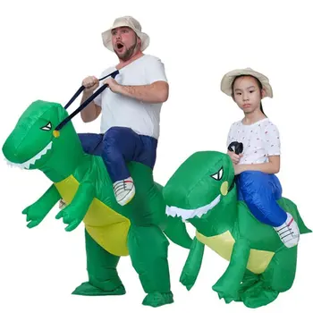 

Inflatable Dinosaur Costume Rex Children Adult Festival Funnny Dress Cosplay Suit Animal Shaped Cosplay Suit