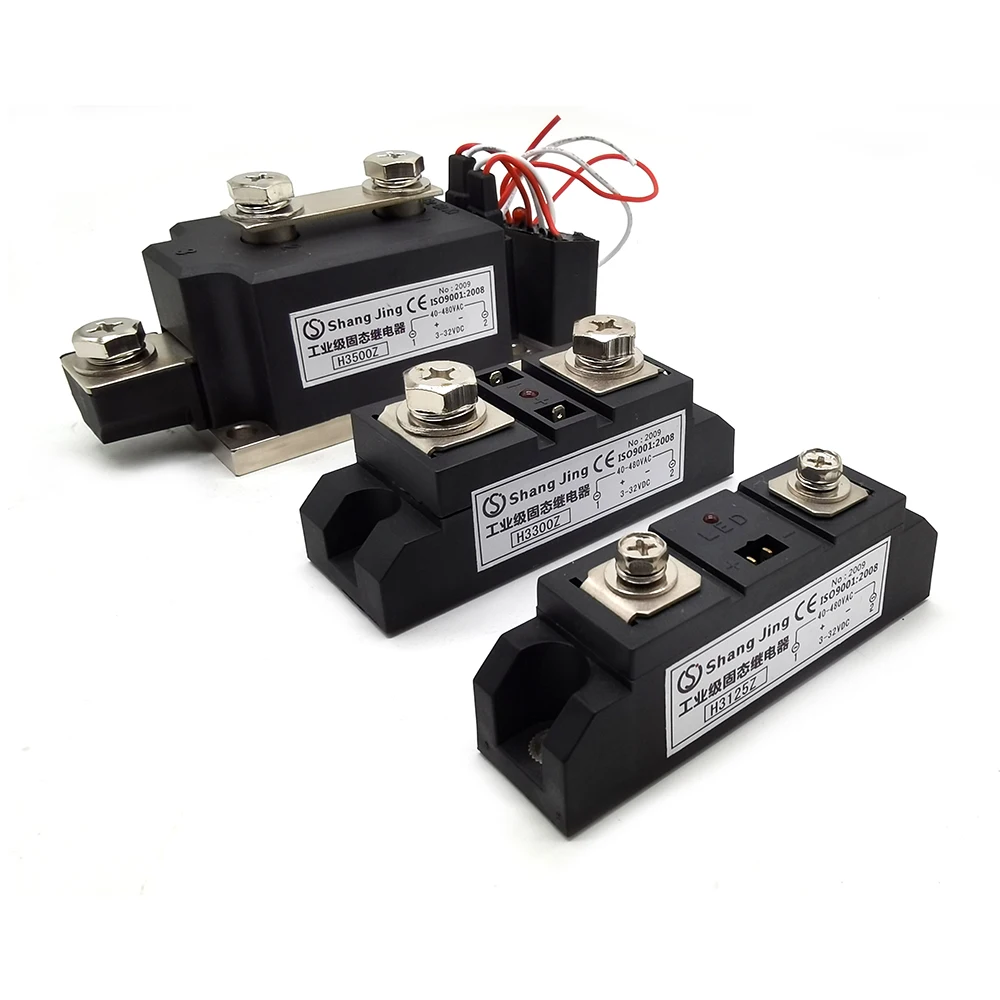 

free shipping excellent 500A 400A 300A 200A 150A solid state relay 220 ssr module single phase input 3-32VDC output 35-480VAC