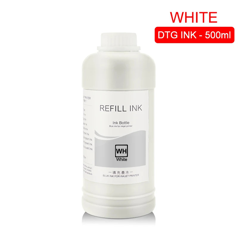 Чернила DTG для текстиля Epson DX5 DX7 R330 500 1390 R1900 R2000 F2000 F2100 1400 мл/комплект|digital textile ink|ink for