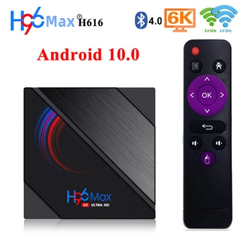 

Android 10.0 Smart TV Box 4GB 32GB Allwinner H616 Quad Core Set Top Box 2.4G 5G Dual Band Wifi Bluetooth 6K 3D Wholesale DHL