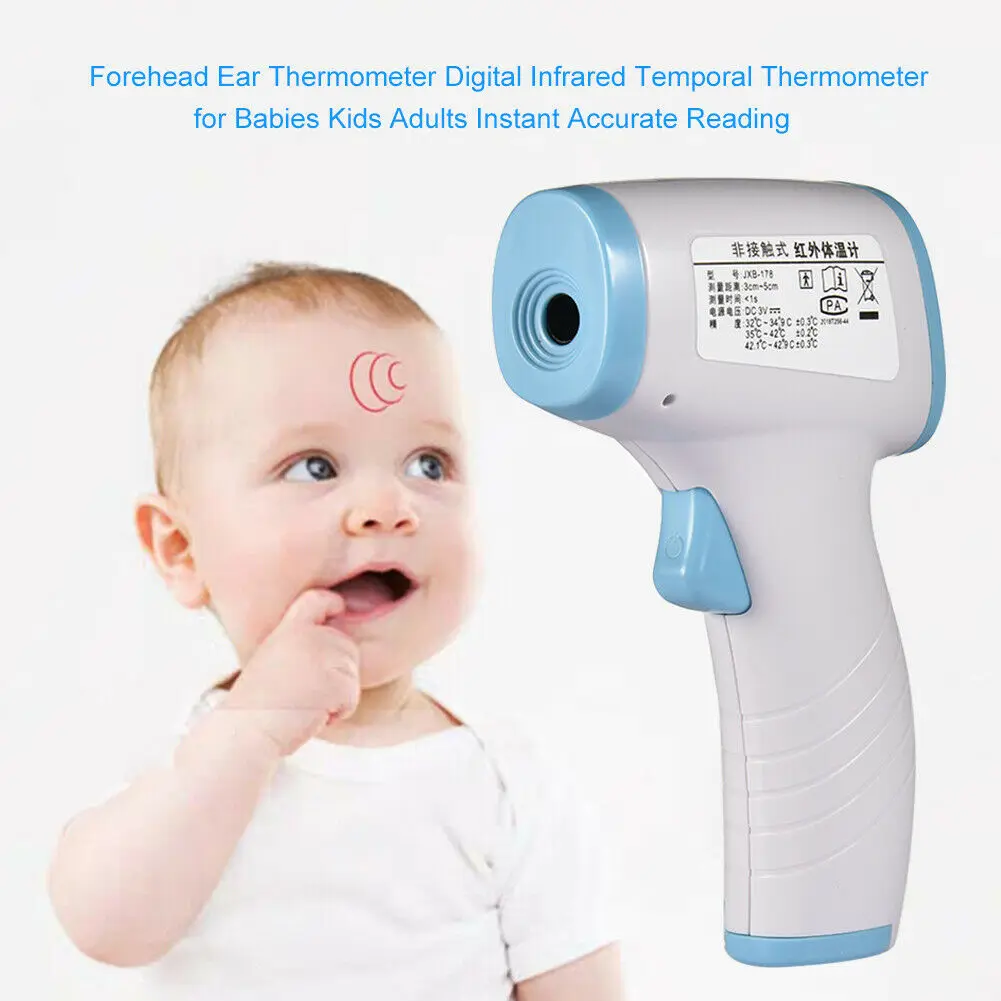 

10/pc pack IR Infrared Digital Termometer Non-Contact Forehead Baby/Adult Body Thermometer