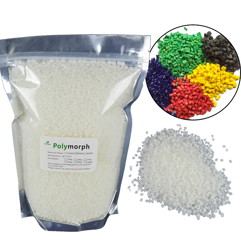 250 г PCL и 5 цветовых комплектов плавленый пластик Instamorph форма переключения Plastimake