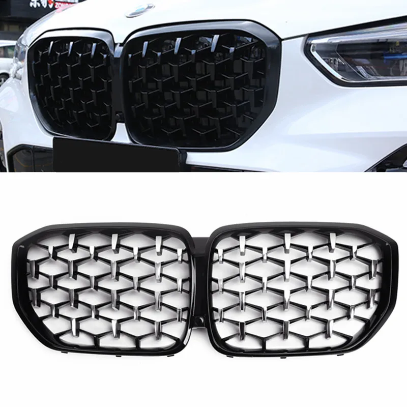 Racing Grills for BMW X5 G05 2019 Front Bumper Grill Mesh Diamond Star ...
