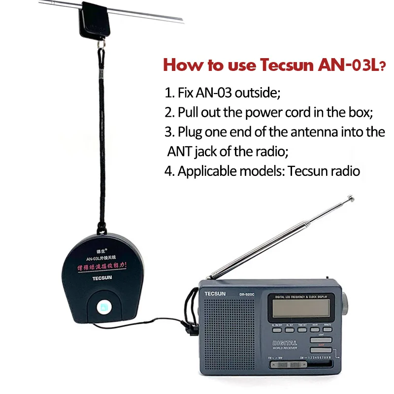 Tecsun Pl 660 Antenna Receiver, Antenna Radio Tecsun Pl 310