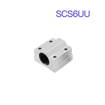 

SCS6LUU Linear Motion Ball Bearing Block Slide Bushing CNC Router for 3D Printer Shafts Rod Printing Machine Parts