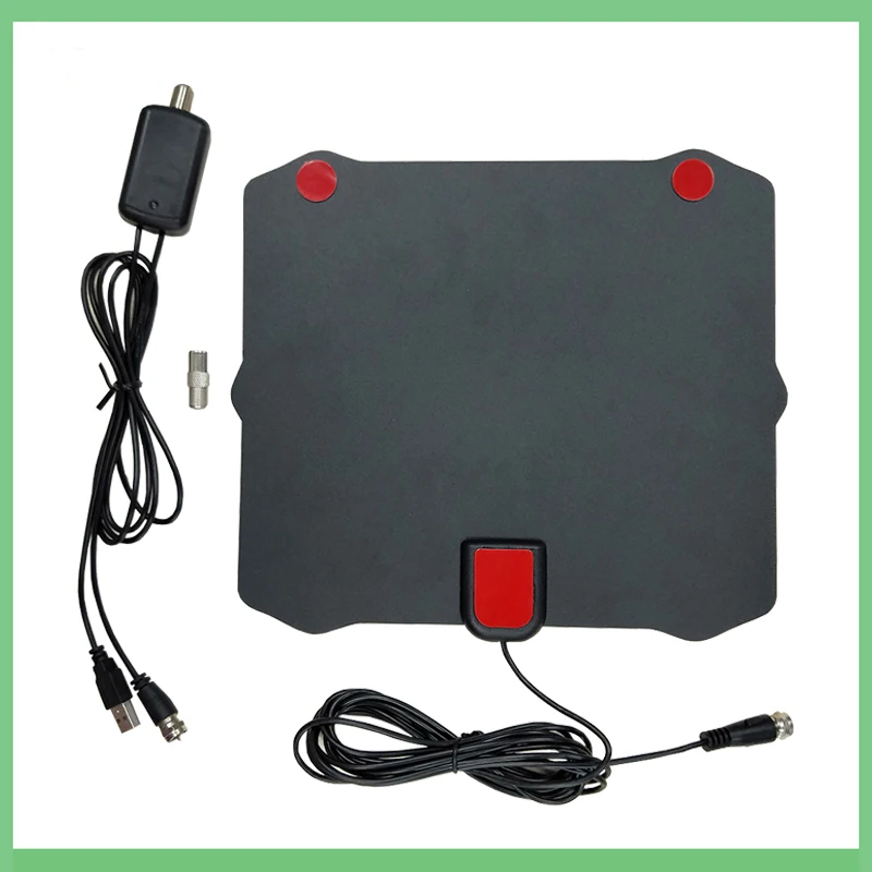 Антенна для телевизора 4K комнатный цифровой усилитель сигнала hdtv hqclear внешний