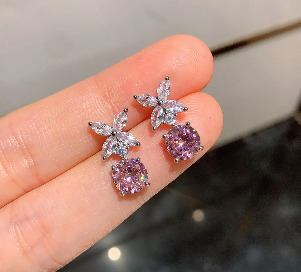 Orecchini Donna Con Perle D'Acqua Dolce 8mm – Argento Sterling 925 – Regalo Romantico In Scatola