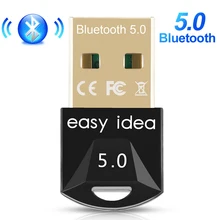 Adaptateur USB Bluetooth 5.0 Dongle Mini USB récepteur Bluetooth Audio musique, transmetteur Bluetooth 5.0 dents bleues pour ordinateur
