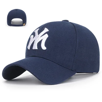 Outdoor Sport Baseball Cap Spring And Summer Fashion Letters Embroidered Adjustable Men Women Caps Fashion Hip Hop Hat TG0002 navy