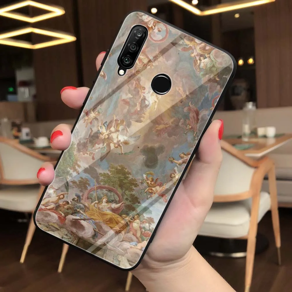 TG3 Lavaza дворец Версаль из закаленного стекла мягкий чехол для Huawei Honor 8x9 P Smart mate 20 P10 P20 P30 Lite Pro Чехол - Цвет: TG3
