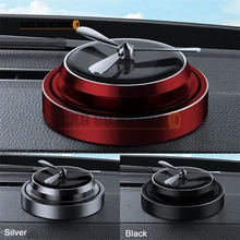 

1 Set Car Aromatherapy Air Freshener Solar Rotation Auto Solid Perfume Dashboard Ornament Aromatherapy multipurpose Car Interior