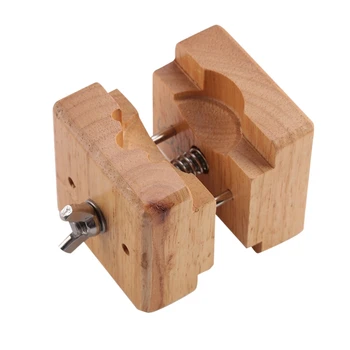 

Watch Maintenance Tools Wooden Seat Clamp Table Seat Watch Movement Fixed Seat 5.2cm 5.5cm