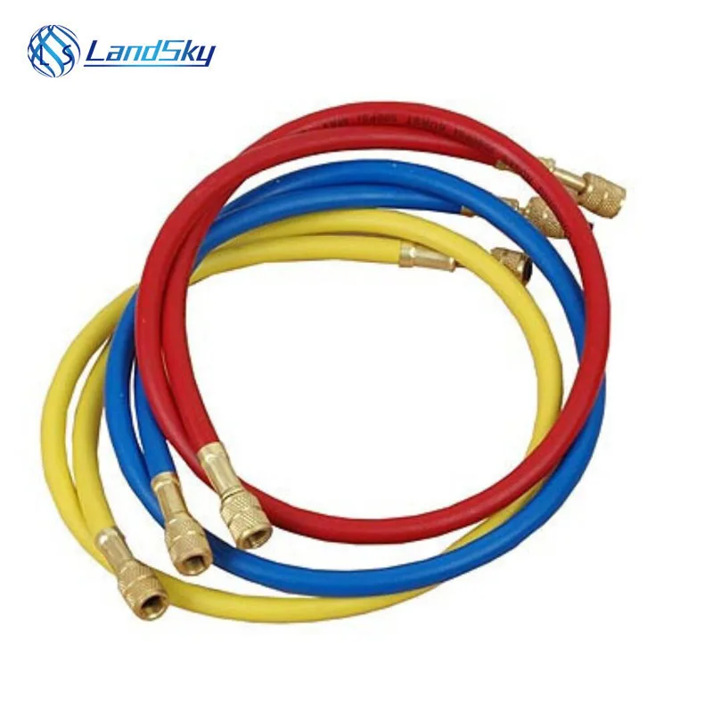 

R134A Car Air Conditioning High-Grade Liquid Fluoridation Refrigerant Tube 72 " 1.8 M Hose Pipe