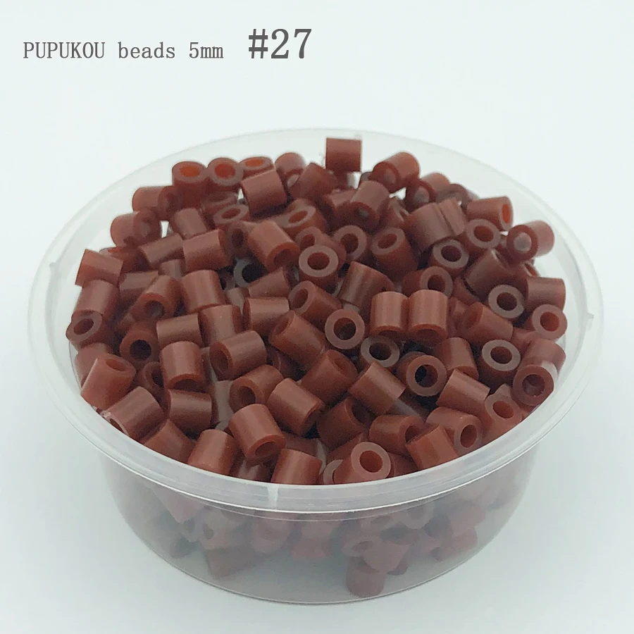 360pcs/box packing 5MM hama beads diy toy 48kinds colors foodgrade perler Iron beads PUPUKOU fuse beads Kids Education puzzle to 25