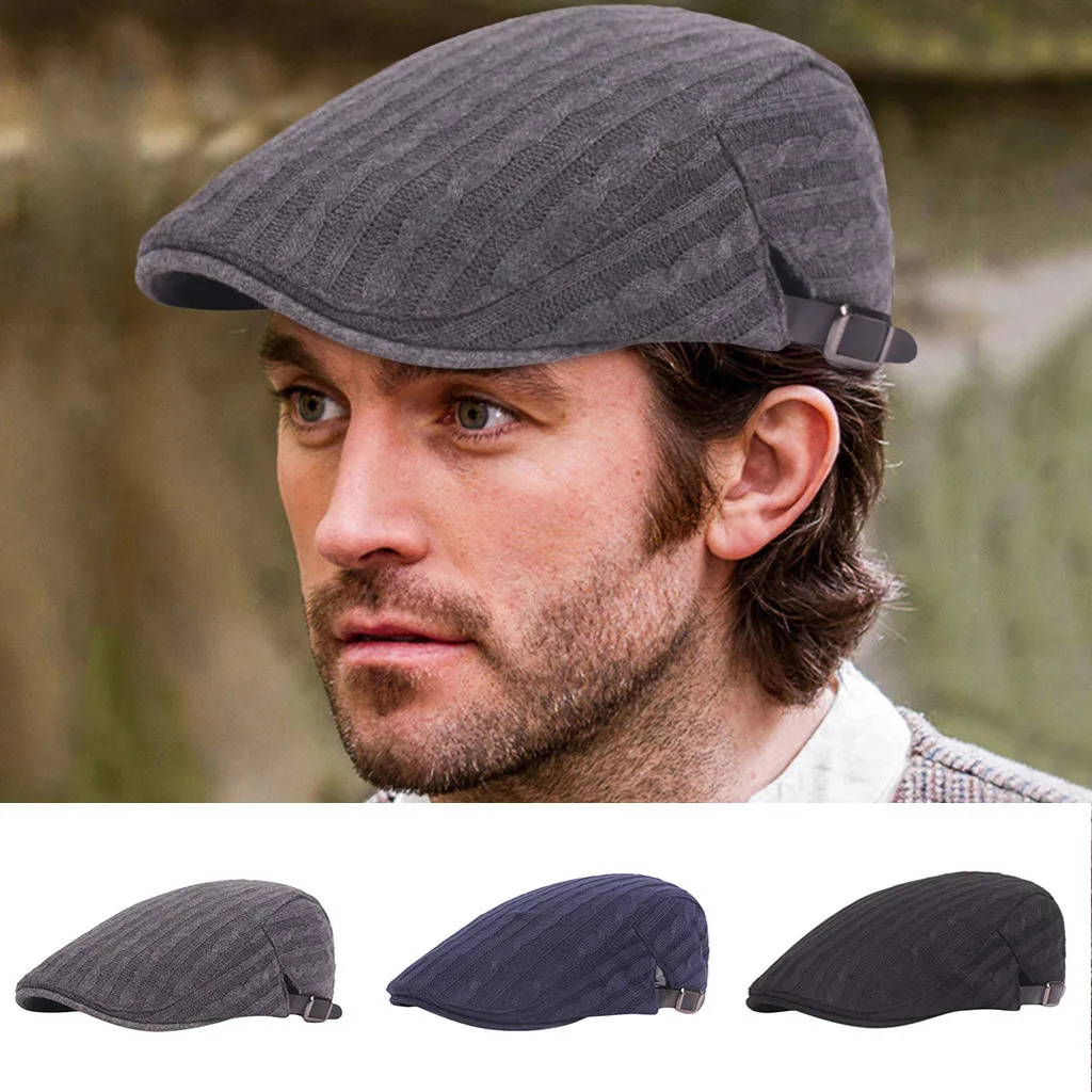 Летние полосатые береты Newboy cap s Gatsby головные уборы Ivy Golf для вождения плоская