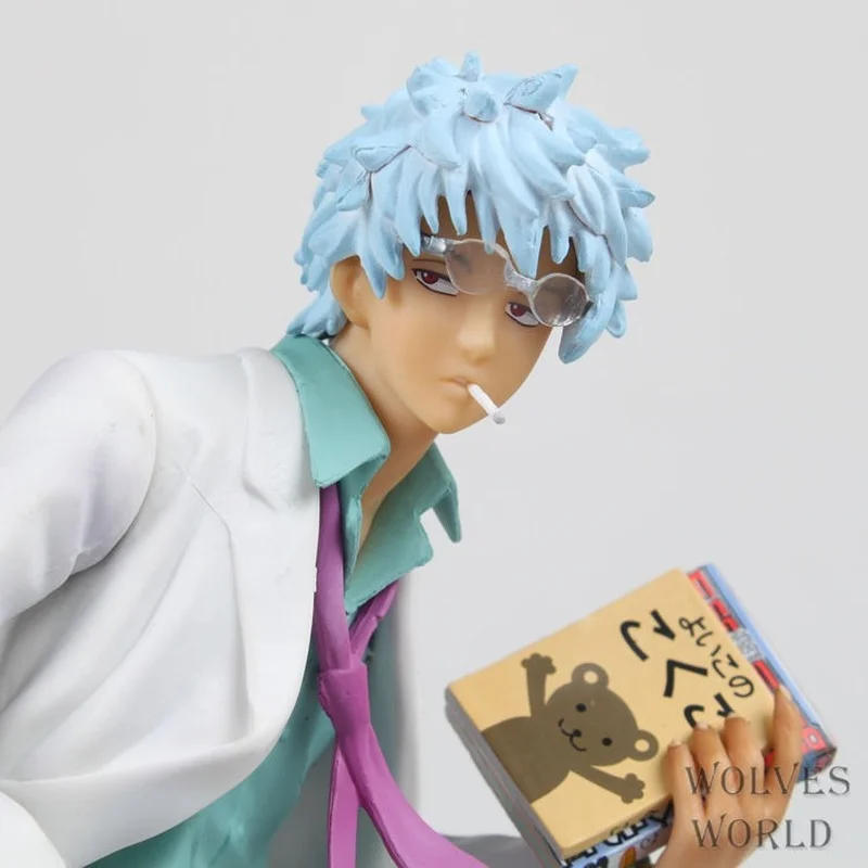Аниме фигурки 22 см гинтама Серебряная душа Gintama Sakata Gintoki книга торт Ver PVC Моделя с