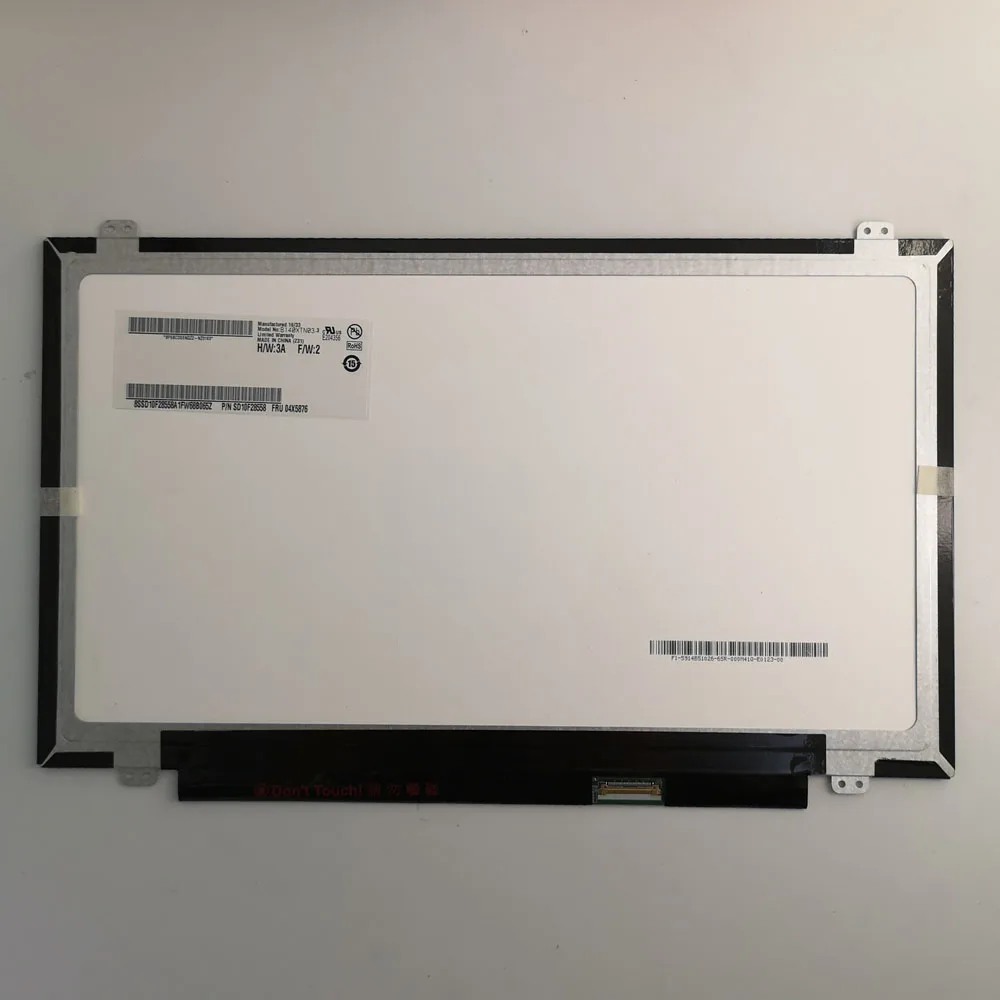 Светодиодный ЖК-экран 14 дюймов флейта E43 EB3 LP140WH2 TPS1 LTN140AT31 B140XTN03.3 LP140WHU (TP) (A1) 30PIN |