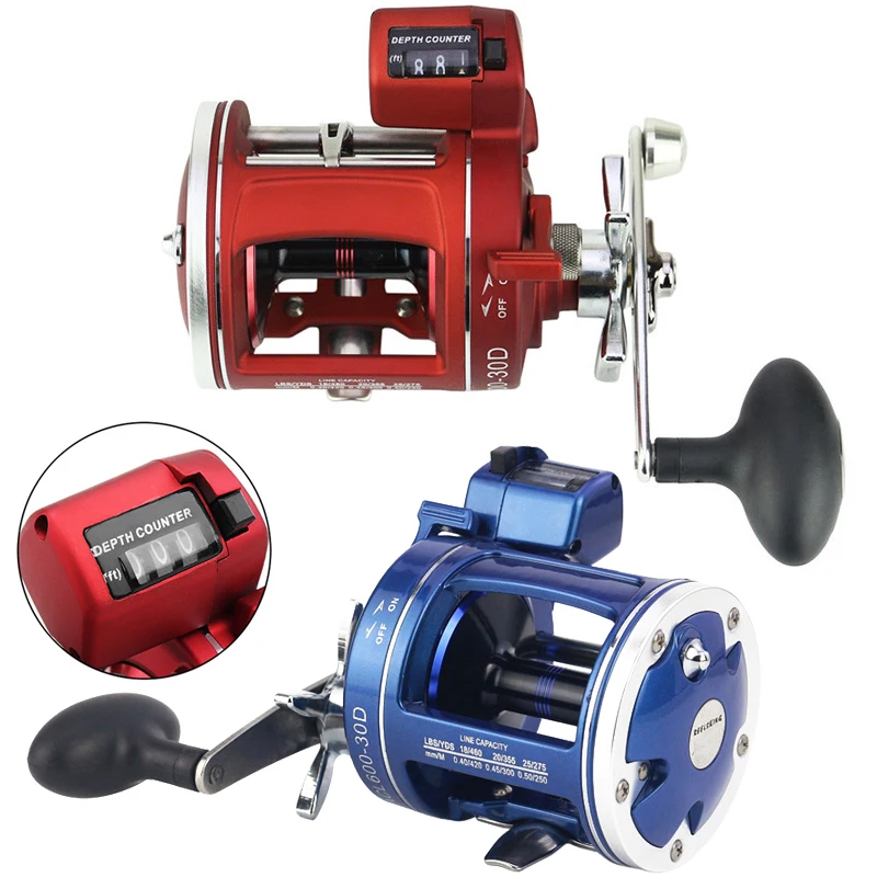 

GLEEGLING Trolling Trolling Fishing Reel 12+1BB 3.8:1 5.2:1 Sea Fishing Wheel Saltwater Baitcasting Reel Coil Free Shipping