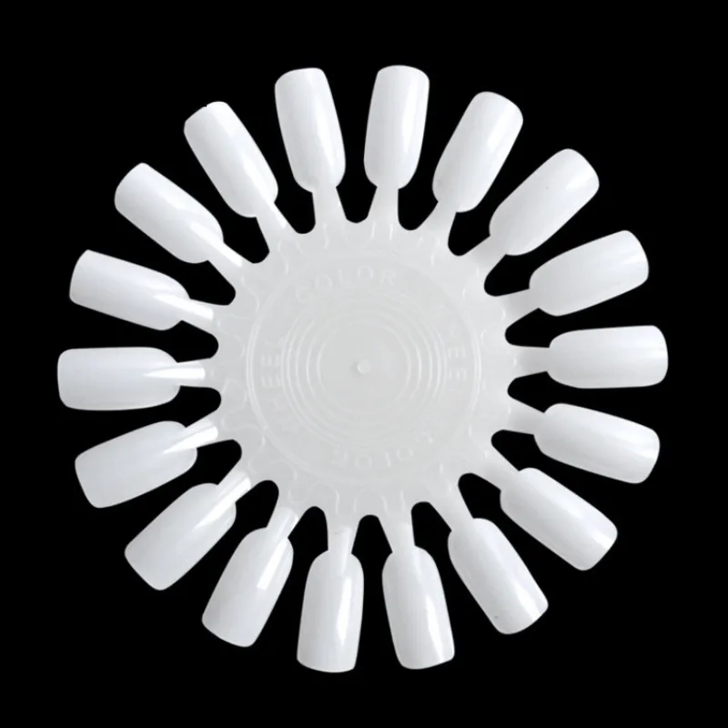 2 шт. роспись ногтей Практика Польский Дисплей доска для пластины Душ Колесо