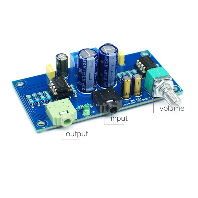47 Earphone Amplifier 2 Channel Headphone Amplifier 47 Amplifier Dc Double Power Version Finished Product 