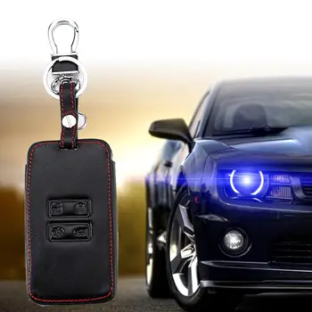

Leather Car Key For 2016 Kadjar Remote Case Cover Wallet Key Chain For Renault 2016 Kadjar Keychain For Keys With Key Rings
