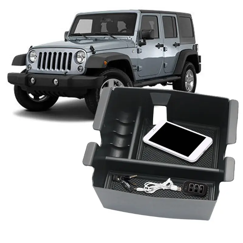 Центральная консоль органайзер для Jeep Wrangler JL/JLU-19 джип Гладиатор грузовик лоток подлокотник коробка для хранения
