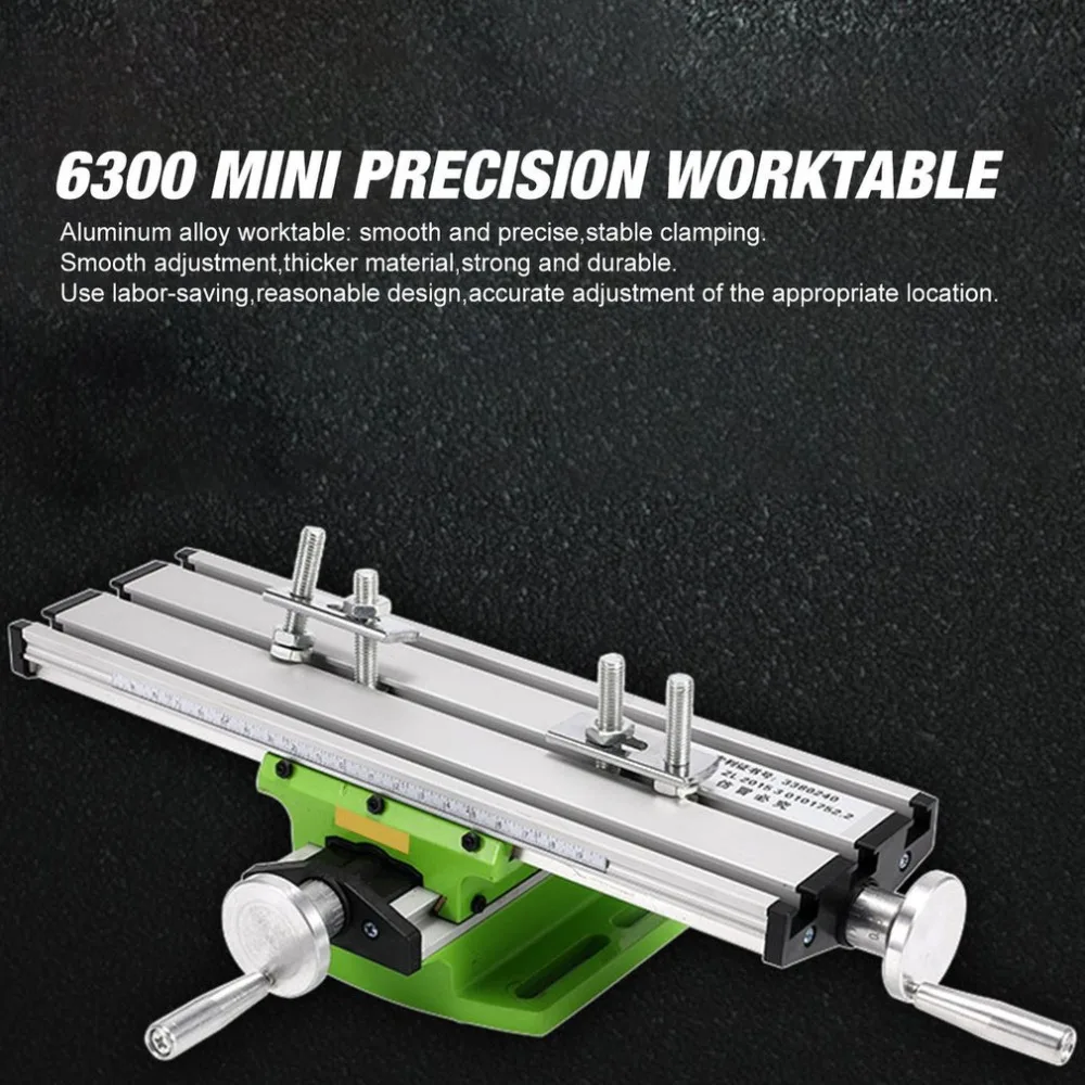 6300 Mini Precision Multifunction Worktable Bench Vise Fixture Drill Milling Machine X And Y-axis Adjustment Coordinate Table