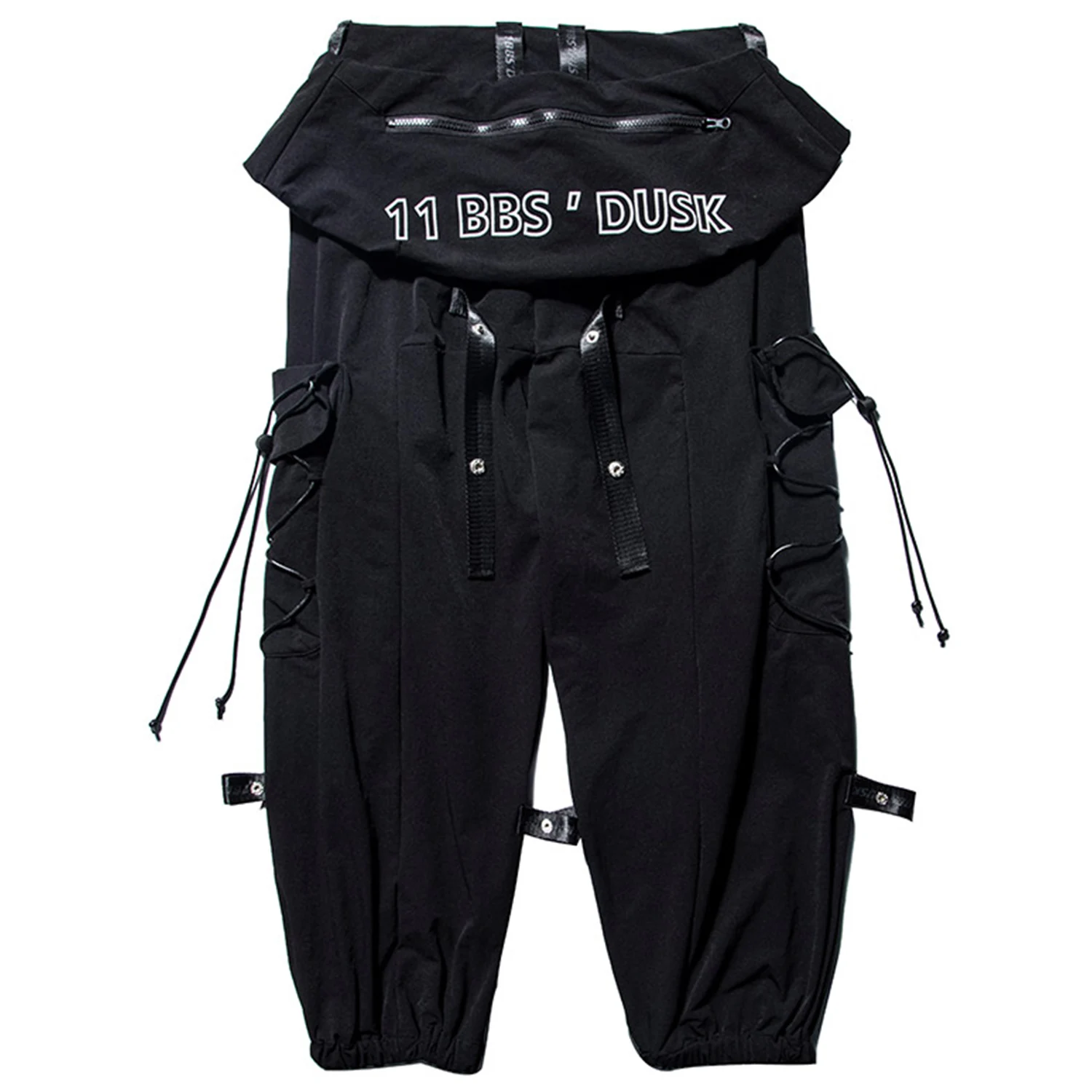 AELFRIC Съемный ремень сумка карго Брюки мужские модные Светоотражающие повседневные Harajuku уличные спортивные штаны хип-хоп брюки для бега