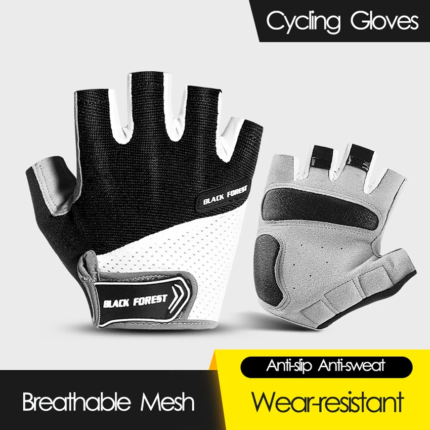 

Outdoor Cycling Men's Gloves Sports Riding Motorcycle Half-finger Gloves Non-slip Fitness Shockproof Summer Fingerless Gloves
