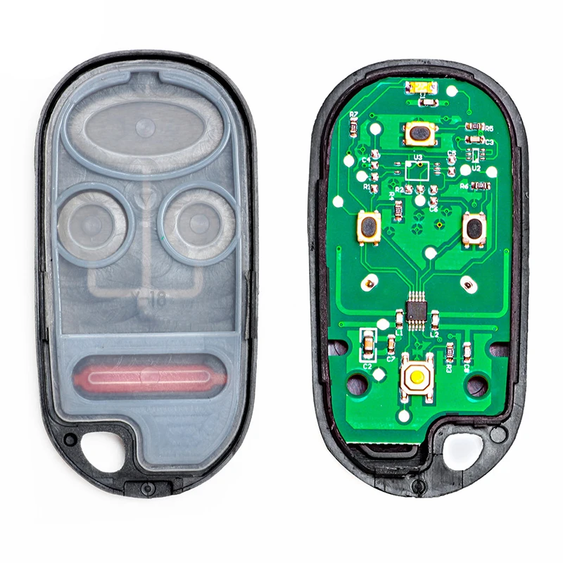KEYECU удаленный Управление ключи для Honda Accord EX L 1998 1999 2000 2001 2002 Fob 3/4 кнопки 315 МГц FCC