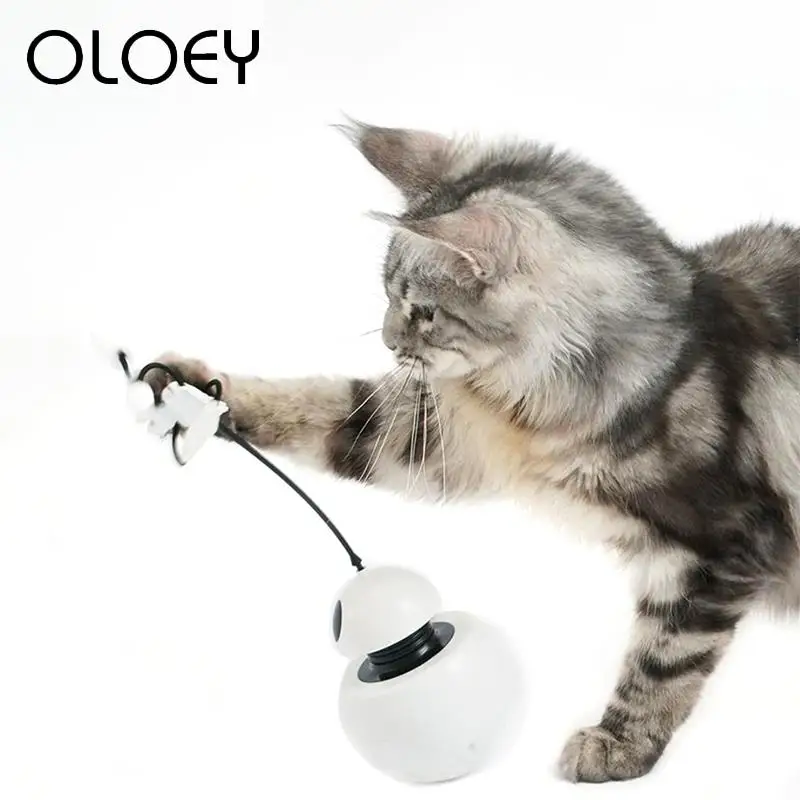 

Automatic Cat Rolling Toys Ball with Laser Light Tumbler Interactive Toy for Pet Dog Cat Playing Product Keep Your Pet Happy