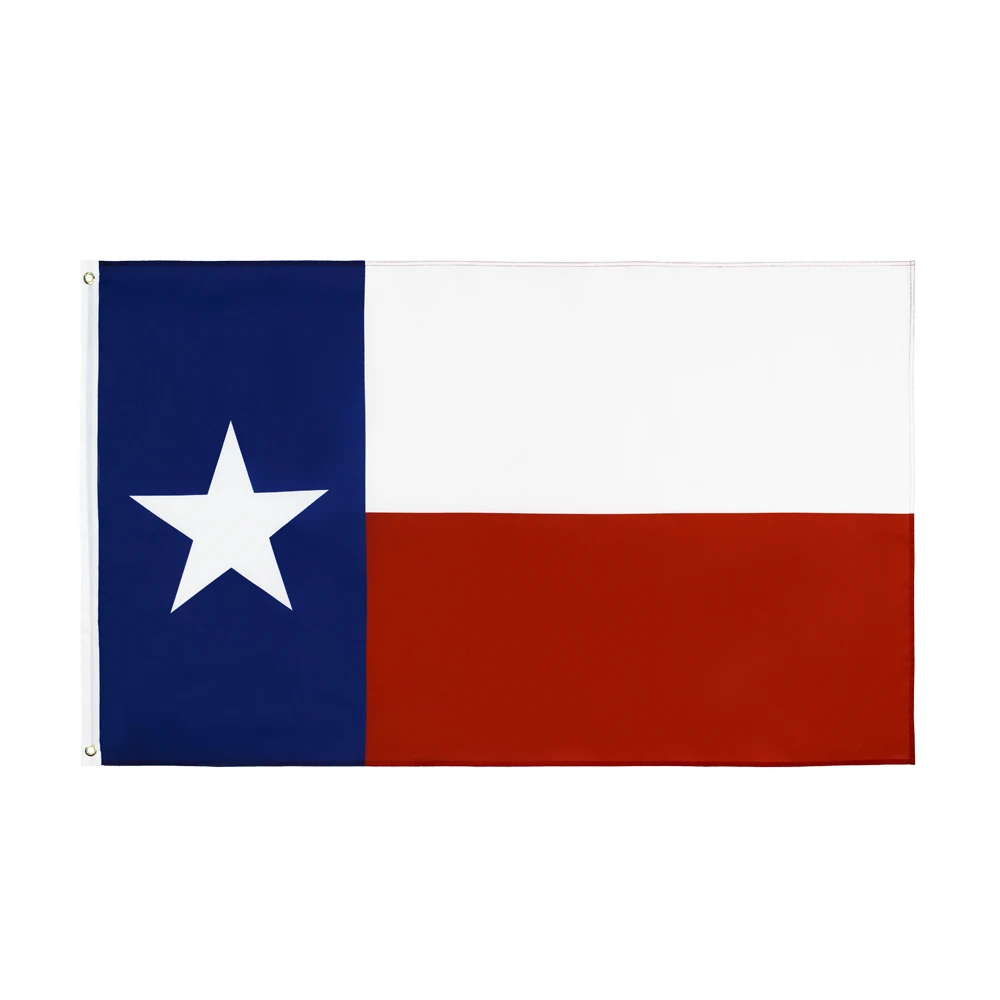 

US USA state texas flag Custom Flag 3x5ft Flying Banner 100D Polyester Advertising Sports Decoration Car Grommets