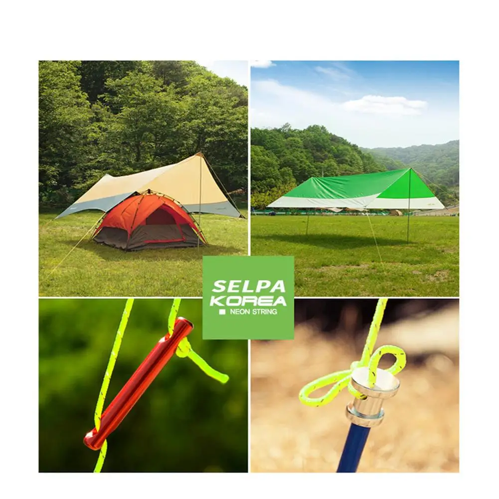 Camping & Hiking Equipment 2PCS Reflective Tent Ropes Camping Awning