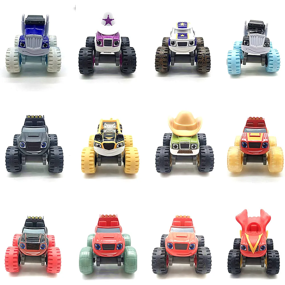 

Metal Diecast Monster Machines Car Toys Russian Miracle Crusher Truck Vehicles Figure Blazed Toys For Children Gifts Blazer Toys