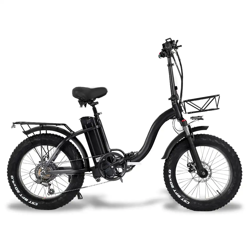 electric bike with basket