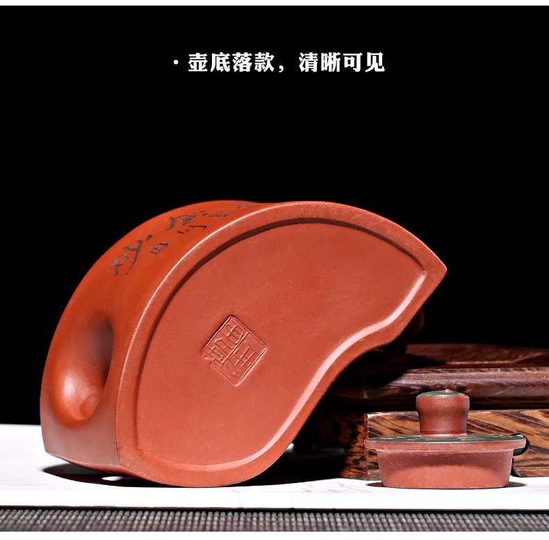 Yixing Clay Teapot Raw Ore Plain Cement Green Clay Universe Bagua Pot Entirely Handmade Pot Tea Set Gift Customization Manufactu