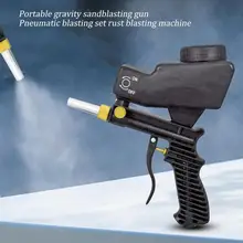 Портативный гравитационный Пескоструйный пистолет 70-150psi Прочный Пневматический небольшой Пескоструйный распылитель машина антикоррозийный Пескоструйный Аппарат